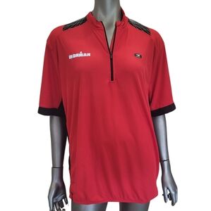 B16. IRONMAN Red and Black Shirt by Sugoi - Size XL